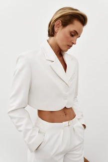 Woman’s White Trench