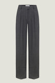 Woolen palazzo trousers in gray