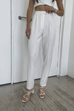 Pants with tucks