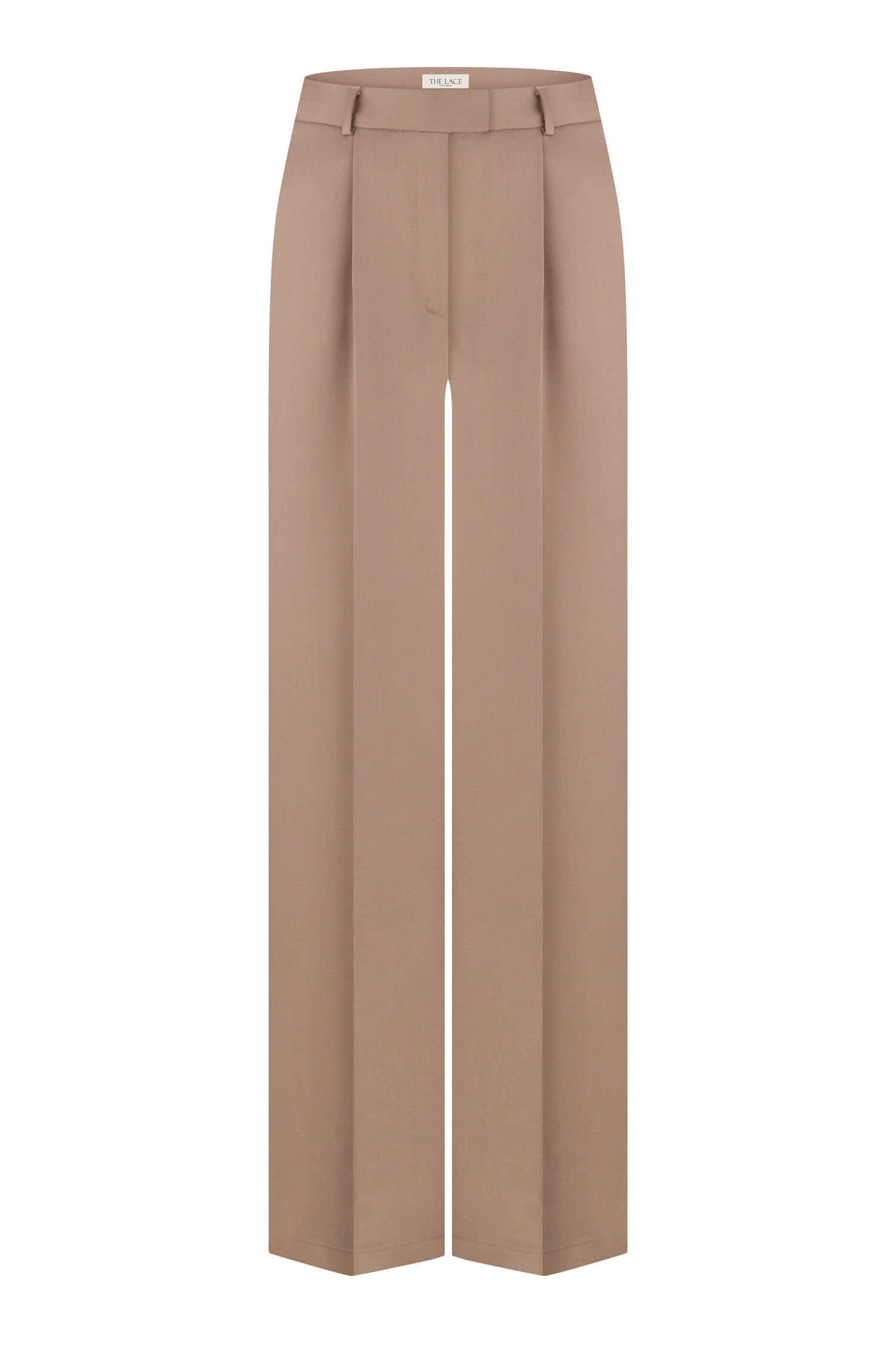 Palazzo pants in cappuccino/navy blue/black