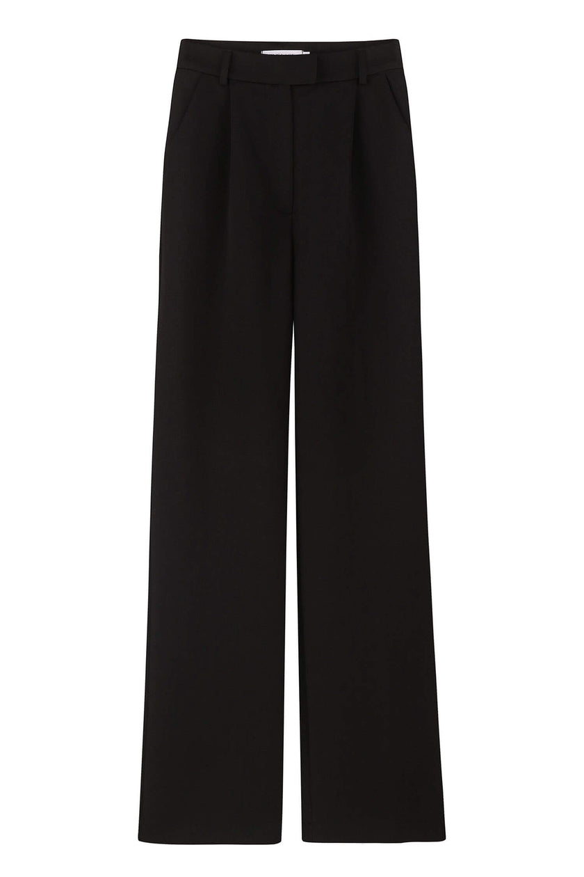 Palazzo pants in cappuccino/navy blue/black