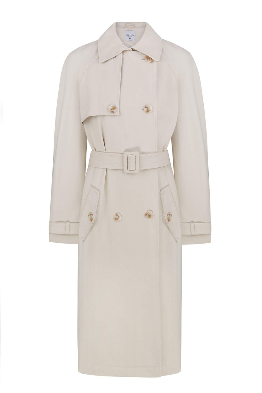 Trenchcoat in nude/cream