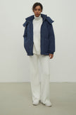 Women's jacket with a belt