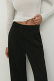 Palazzo pants in cappuccino/navy blue/black