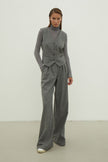 Сlassic woolen vest in gray
