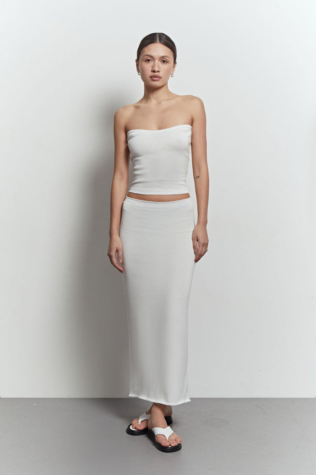 Knitted slim fit top