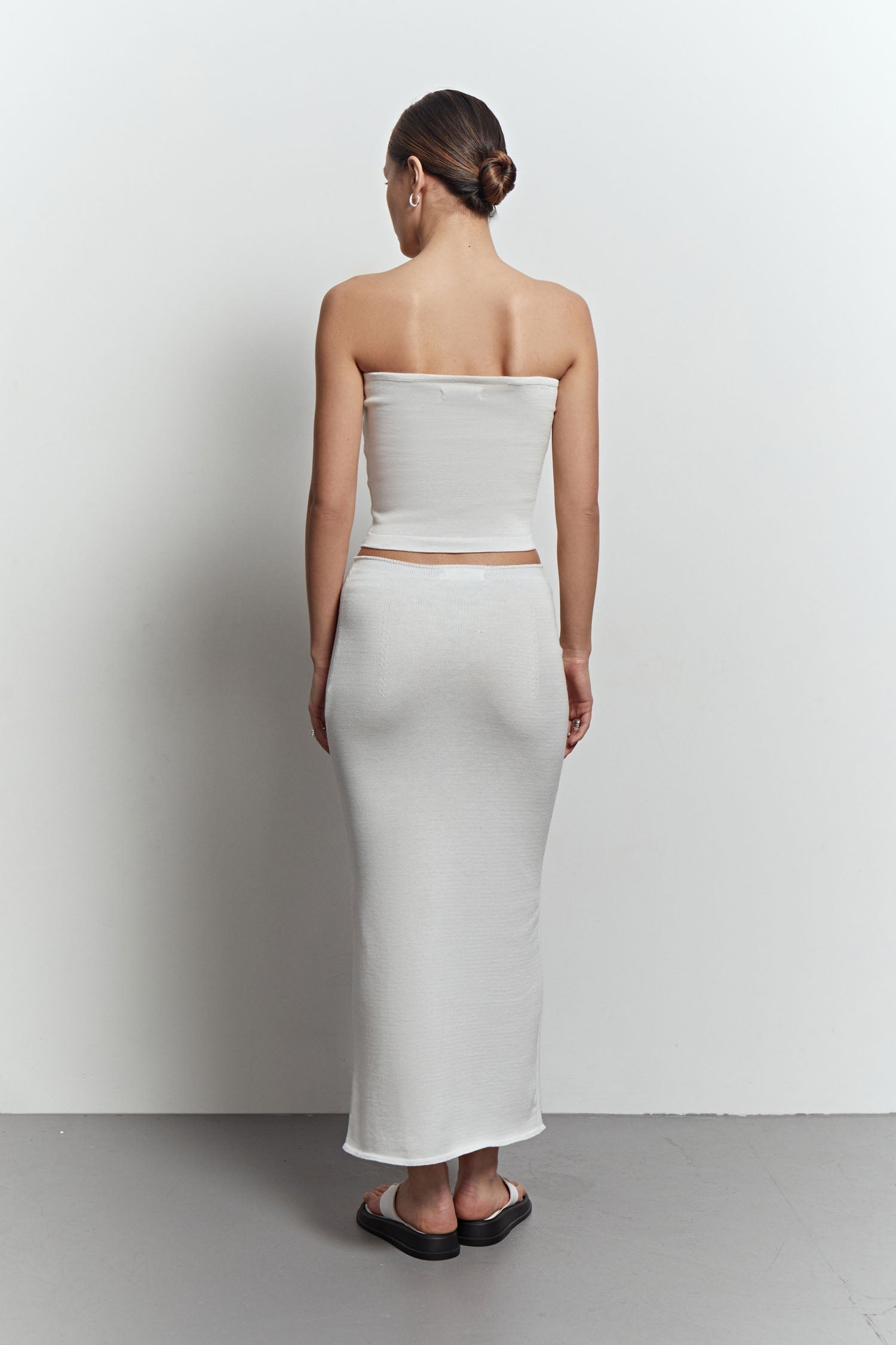 Knitted slim fit top