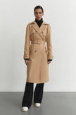 Trenchcoat in nude/cream
