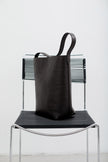 Women's leather bag in black