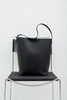 Women's leather bag in black